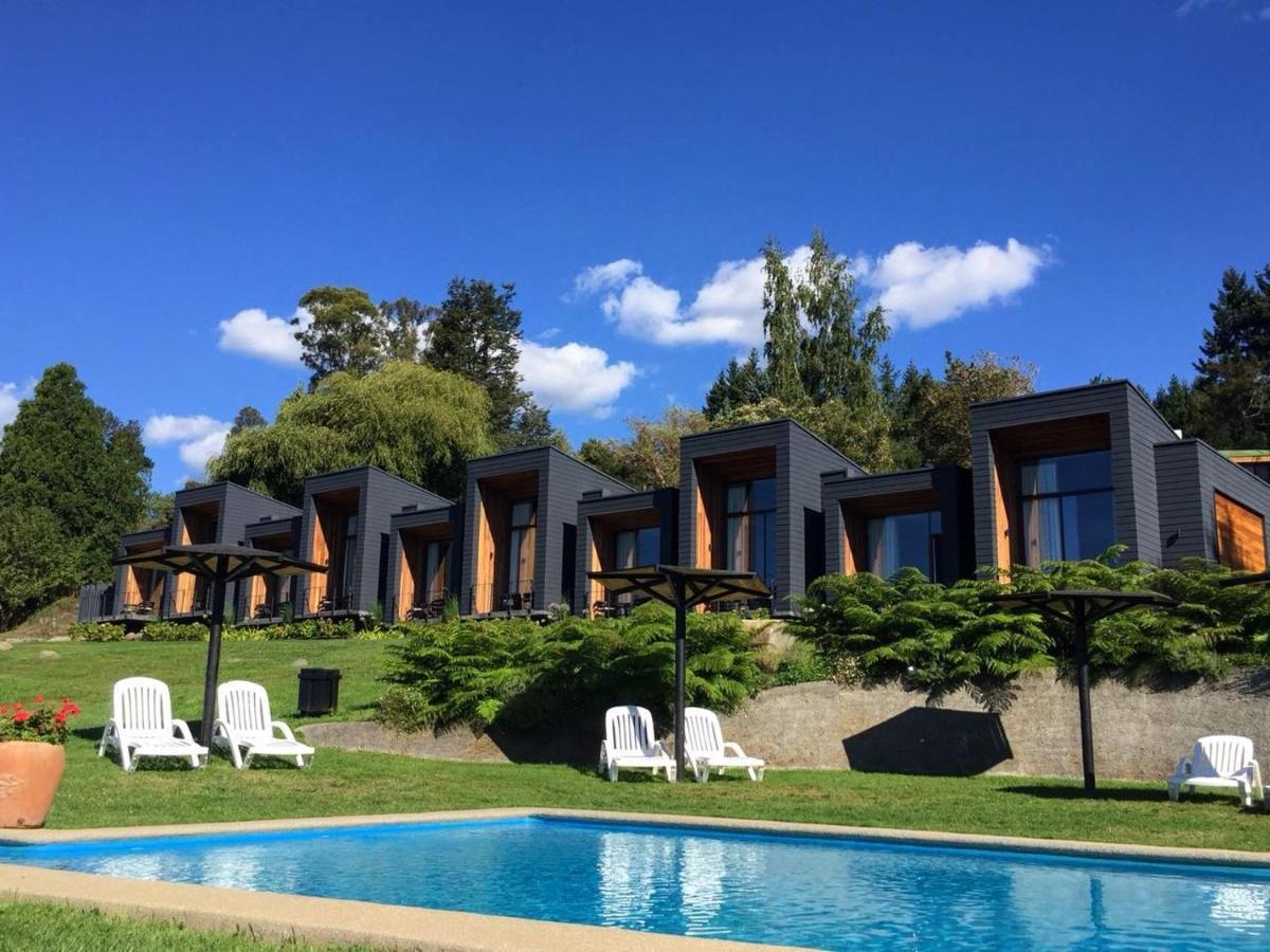 Hotel Y Cabanas El Parque Villarrica Bagian luar foto