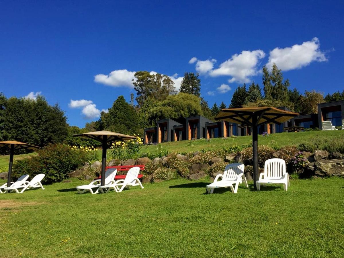 Hotel Y Cabanas El Parque Villarrica Bagian luar foto